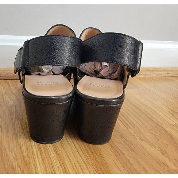 Stuart Weitzman OffSet Peep-Toe 
Platform Sandals 7 - Picture 7 of 8